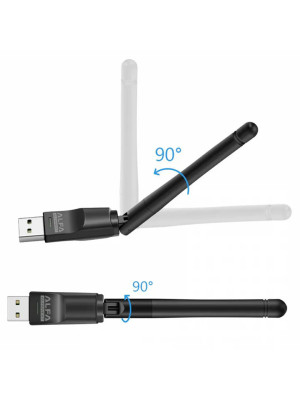 Alfa USB Wireless-N Adapter UW10S Antenna- Black Alfa USB Wireless-N Adapter UW10S Antenna- Black