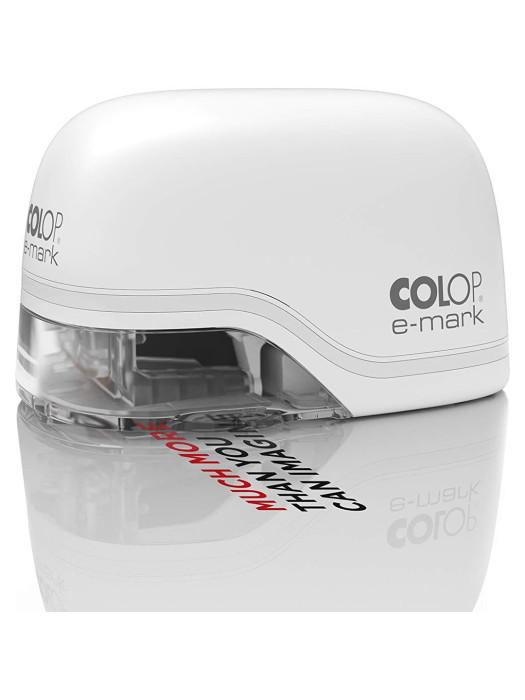 COLOP e-mark® Portable Handheld Mobile Printer – Full-Colour Inkjet Marking Device with App Control and Multi-Surface Printing