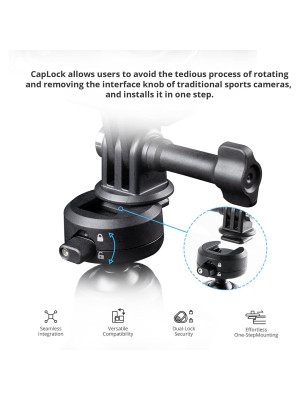 PGYTECH CapLock Action Camera Suction Cup Mount
