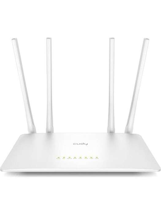 Cudy AC1200 Smart WiFi Router Extender, Access Point, WISP, 5GHz Dual Band, 10/100Mbps LAN, 4x5dBi Antennas, VPN, Guest WiFi, AP Mode, WR1200