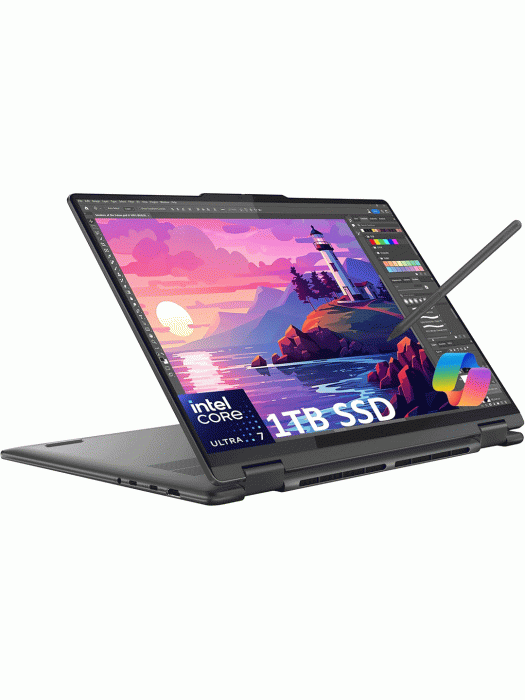 Lenovo Yoga 7 2-in-1 - Core Ultra 7 155u - 16GB RAM DDR5 - 1TB NVME - 16" inch IPS -TOUCHSCREEN With PEN