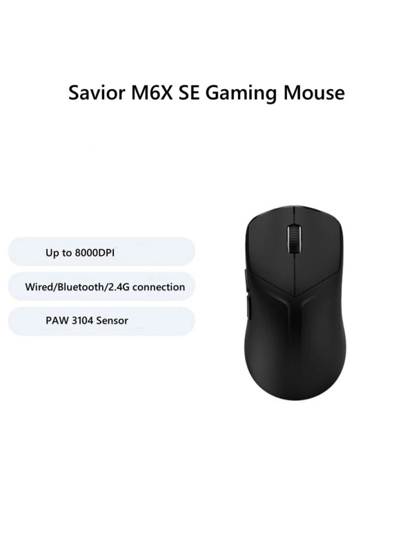 Lenovo Legion M6X SE Gaming Mouse 3-Mode BT /2.4G/USB-C RGB 26000 DPI -BLACK- Lenovo Legion M6X SE Gaming Mouse 3-Mode BT /2.4G/USB-C RGB 26000 DPI -BLACK-