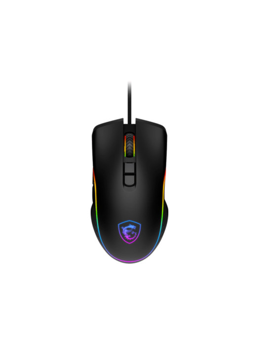 MSI Forge GM300 Lightweight Gaming USB RGB Adjustable up to 7200 DPI Desktop Laptop Gaming Mouse
