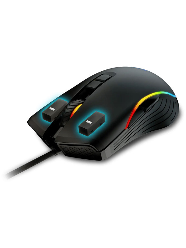 MSI Forge GM300 Lightweight Gaming USB RGB Adjustable up to 7200 DPI Desktop Laptop Gaming Mouse