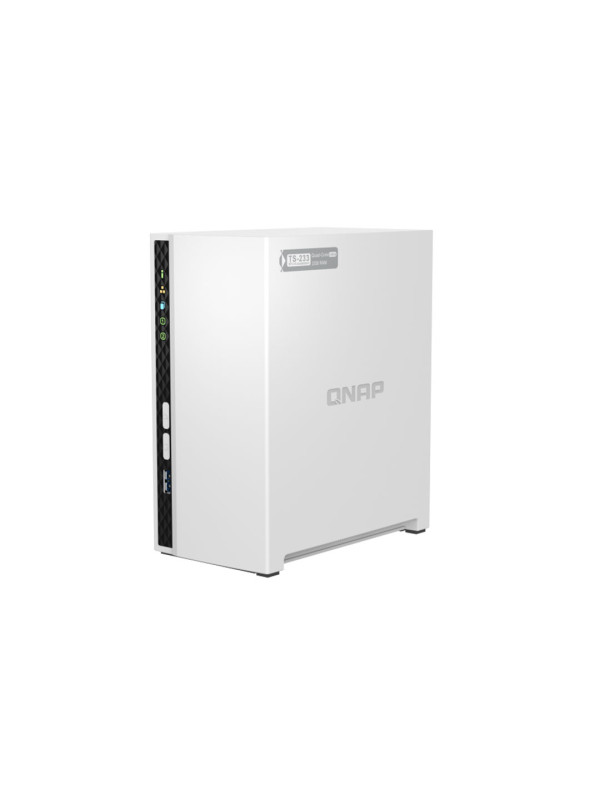 QNAP TS-233- 2 Bay Affordable Desktop NAS with ARM Cortex-A55 Quad-core Processor