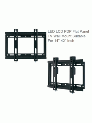 Fixed TV Wall Mount for 14-42" Flat Screen TVs, Small Wall Mount TV Bracket fit 19 24 28 32 35 39 40 inch, VESA Up to 200x200mm 55lbs Max Load, Easy Install  Fixed TV Wall Mount for 14-42" Flat Screen TVs, Small Wall Mount TV Bracket fit 19 24 28 32 35 39 40 inch, VESA Up to 200x200mm 55lbs Max Load, Easy Install