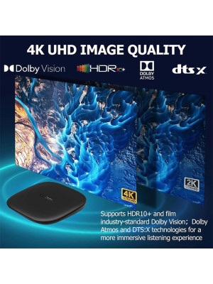 Xiaomi TV Box S 3rd Gen - 4K UHD, Google TV, 32GB Memory, Dolby Vision & Atmos, WiFi 6, HDMI 2.1, Fast Streaming, Compact and Powerful Xiaomi TV Box S 3rd Gen - 4K UHD, Google TV, 32GB Memory, Dolby Vision & Atmos, WiFi 6, HDMI 2.1, Fast Streaming, Compact and Powerful