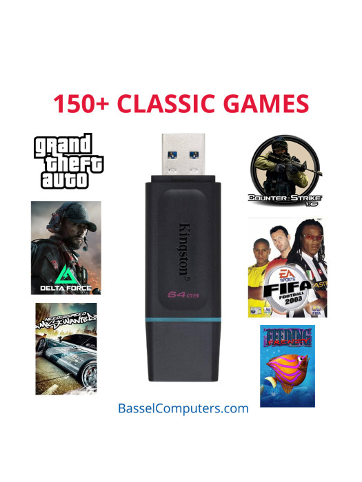Retrogames USB - Old Classic Games on your Flash Drive