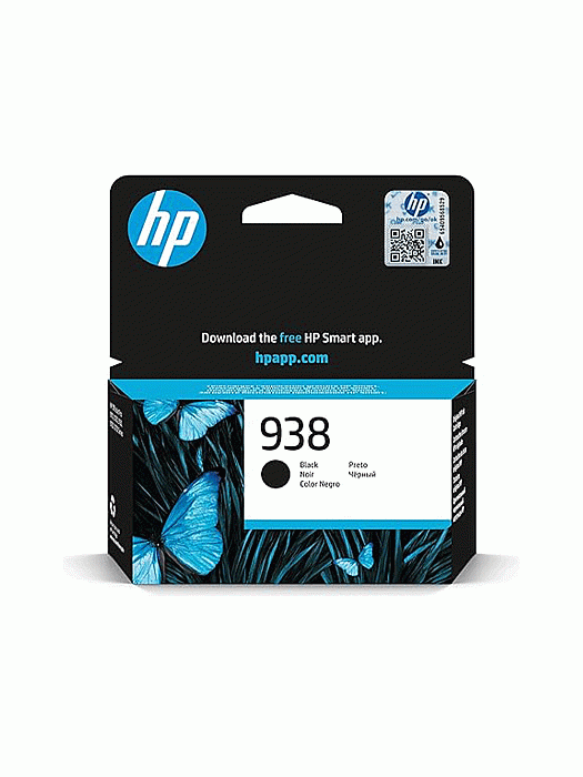 Original HP 938 Ink Cartridge – Black (4S6X8PE)