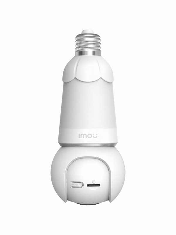 Imou 2K Light Bulb Security Camera Outdoor Wireless with AI Human/Vehicle Detection, 360° CCTV Home WiFi IP Indoor Camera, Color Night Vision, Siren, Auto Tracking,2-Way Audio,Works with Alexa,E26/E27