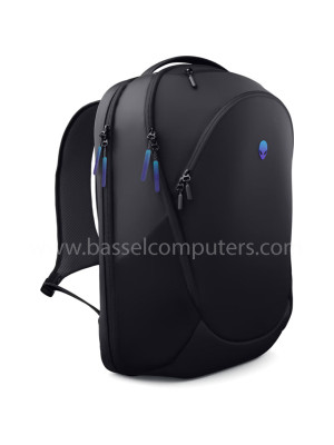 Alienware Backpack 18" - 3D Breathable mesh, Magnetic pocket organizers, Weather resistant Bag