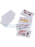 COLOP e-Mark Paper Business Cards White for Printing with E-Mark, 1 Pack = 100 Items