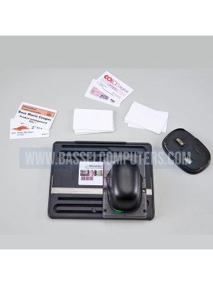 COLOP e-Mark Paper Business Cards White for Printing with E-Mark, 1 Pack = 100 Items