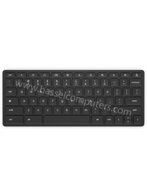 HP 325 Bluetooth Wireless MINI Keyboard – Compact Chrome - Ready Keyboard with Long Battery Life