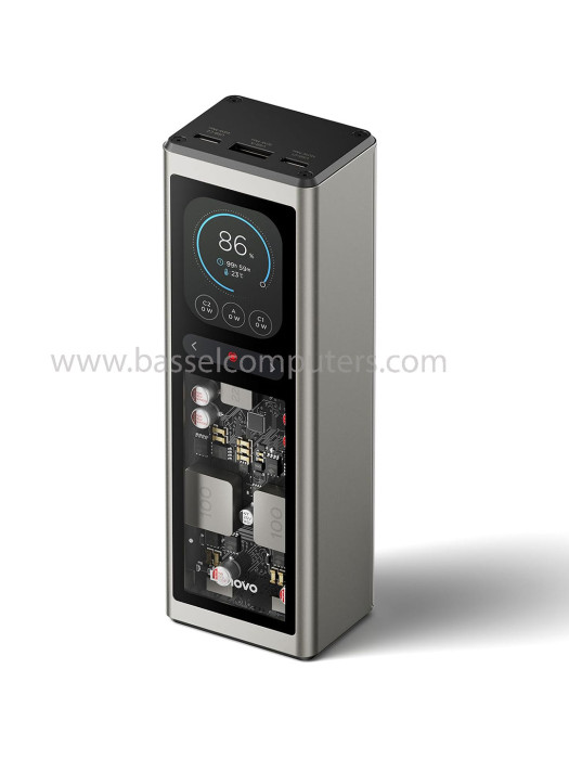 Lenovo ThinkPlus 140W High-Power 20000mAh Portable Power Bank with 3-Port Digital Hybrid Charger
