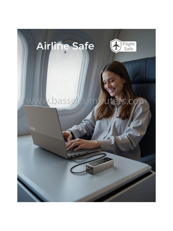 Lenovo ThinkPlus 140W High-Power 20000mAh Portable Power Bank with 3-Port Digital Hybrid Charger