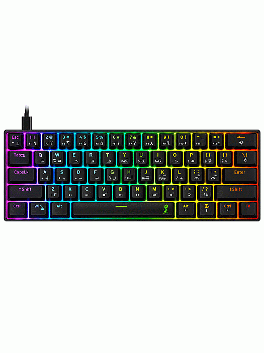 Mouschi Blaster RGB Gaming Keyboard – 17 Lighting Modes, Anti-Ghosting Keys & Ergonomic Design