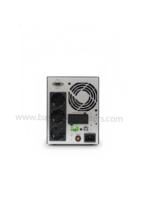 PCE EX1000 1kVA Online UPS (1000VA / 900W) | Double-Conversion | 220–240V | LCD Display