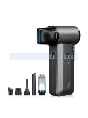 F72 Multi-Function Violent Fan Manual 3 Gear Adjustable 130000RPM Electric Air Duster, Cordless Rechargeable Air Blower for PC, Laptop, Keyboard, Electronics, Outdoor, House, Car Cleaning