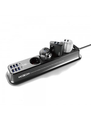MOXOM MX-ST05 Power Strip Socket With USB Type-C  Charger 17W