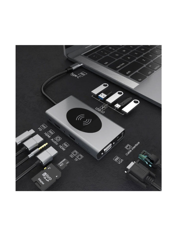 14-IN-1 TYPE C ADAPTER - USB C HUB