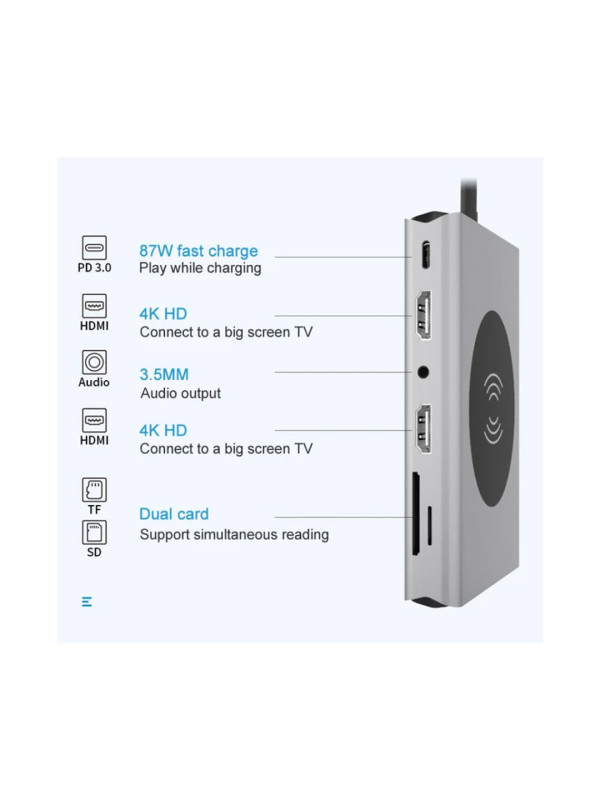 14-IN-1 TYPE C ADAPTER - USB C HUB