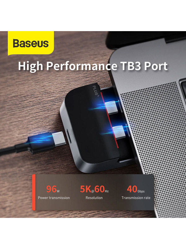 BASEUS USB C HUB 9 IN 1 ADAPTER FOR MACBOOK PRO  BASEUS USB C HUB 9 IN 1 ADAPTER FOR MACBOOK PRO