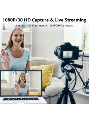 HDMI to USB 2.0 Video Capture Device for Live Streaming, Broadcasting, Gaming Record, Video Conference HDMI to USB 2.0 Video Capture Device for Live Streaming, Broadcasting, Gaming Record, Video Conference