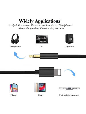 Lightning Iphone to Aux Cable