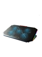 NOTEBOOK GAMING LAPTOP COOLING PAD STAND -5 -FANS -RGB SIDE LIGHTS