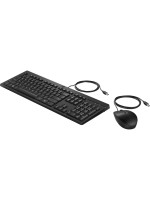 HP 225 Wired Mouse and Keyboard Black