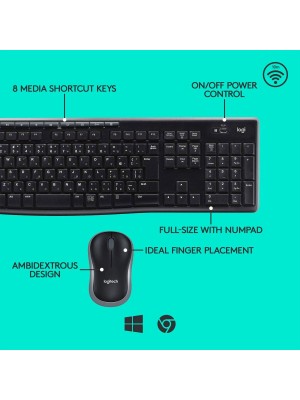 Logitech MK270 Wireless Keyboard and Mouse Combo Logitech MK270 Wireless Keyboard and Mouse Combo