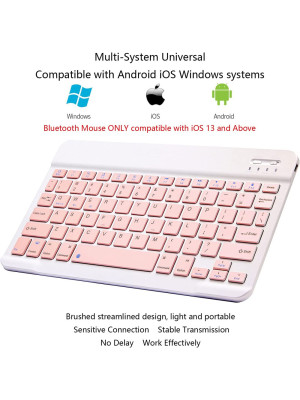 Ultra-Slim Bluetooth Keyboard and Mouse Combo Rechargeable