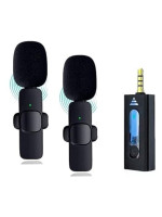 Dual Wireless Microphone For 3.5mm Supported Devices