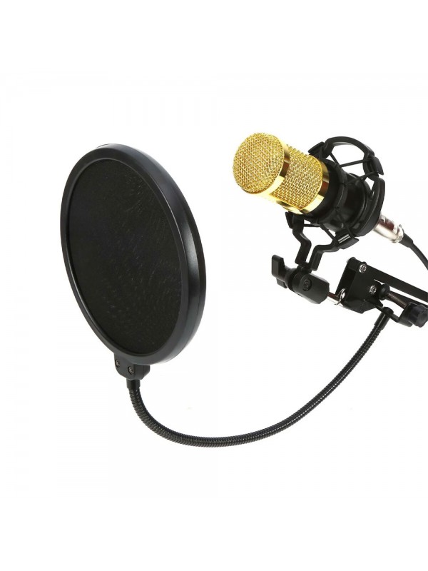 Professional Condenser Microphone Kit + Mixer