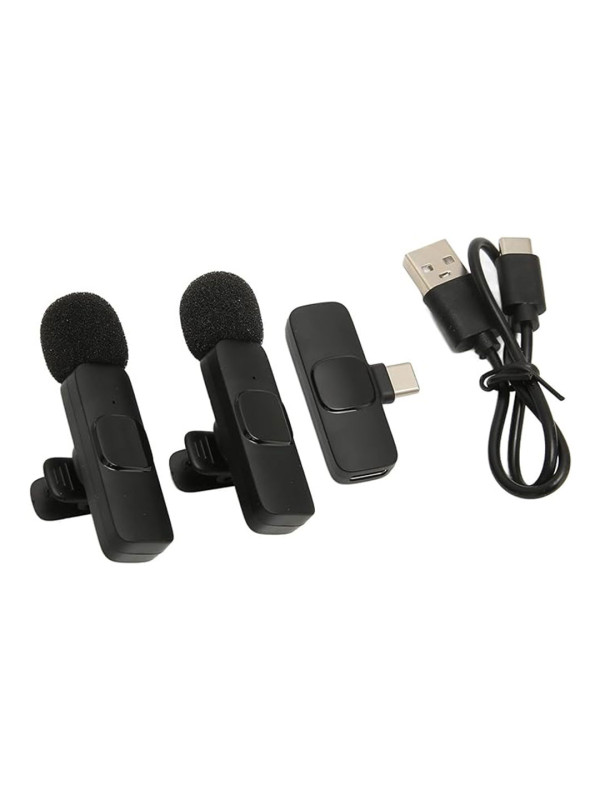 DUAL WIRELESS MICROPHONE FOR SAMSUNG TYPE C DEVICES