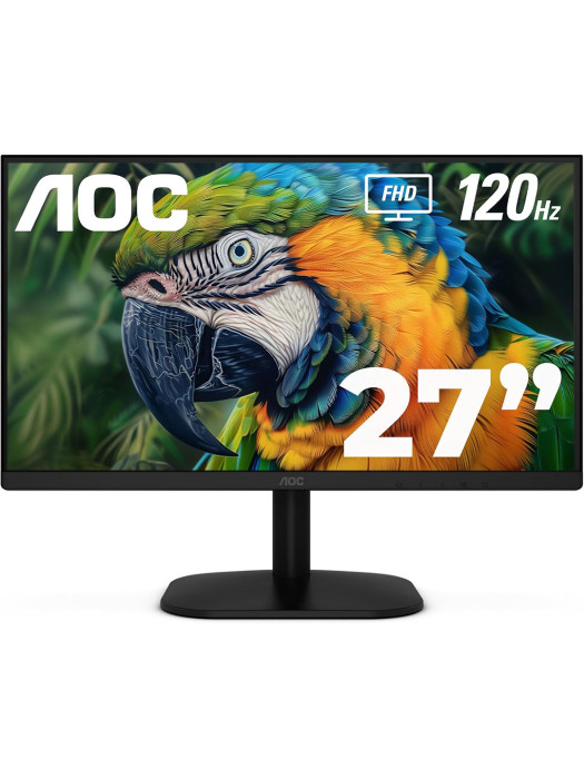 AOC Monitor 27" - IPS Panel, Full HD (1920 x 1080) 120Hz, 1ms