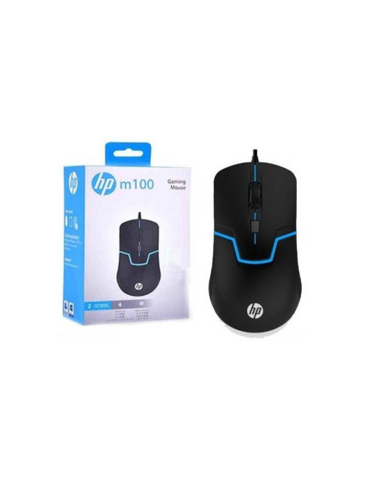 HP M100 USB Wired Gaming Optical Mouse with LED Backlight 