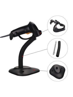 Barcode Reader 1D & 2D + Stand