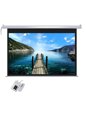 PORTABLE PROJECTOR SCREEN ELECTRIC 2.4M X 2.4M