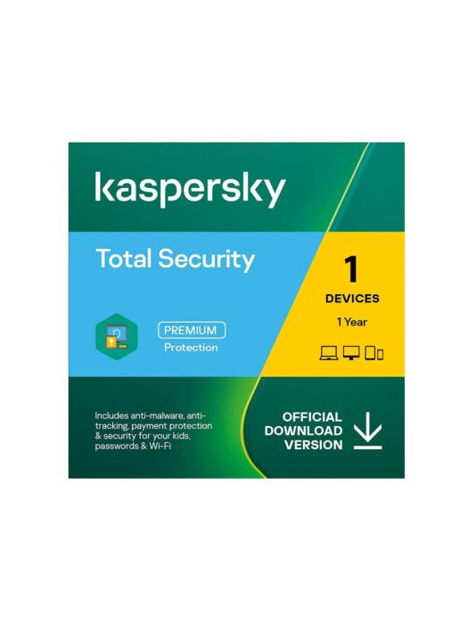 Kaspersky Total Security 1 User / 1 Year 