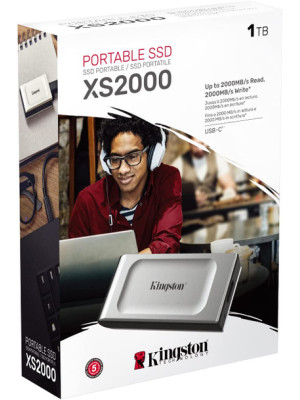 Kingston XS2000 1TB High Performance Portable SSD with USB-C  Kingston XS2000 1TB High Performance Portable SSD with USB-C