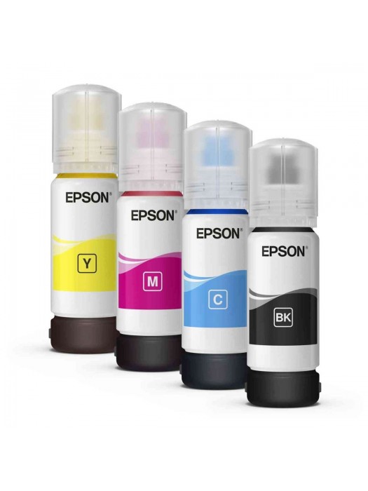EPSON Original 101 Ink Bottle (Black, Cyan, Magenta, Yellow)