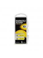 Hearing aid batteries Duracell size 10 (Quantity x6)