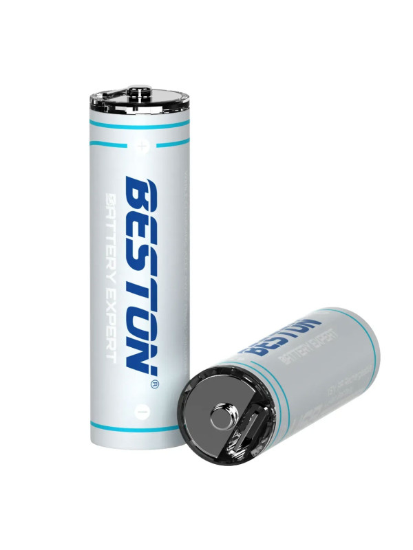 BESTON 1.5V AA LITHIUM RECHARGEABLE BATTERY TYPE-C PORT