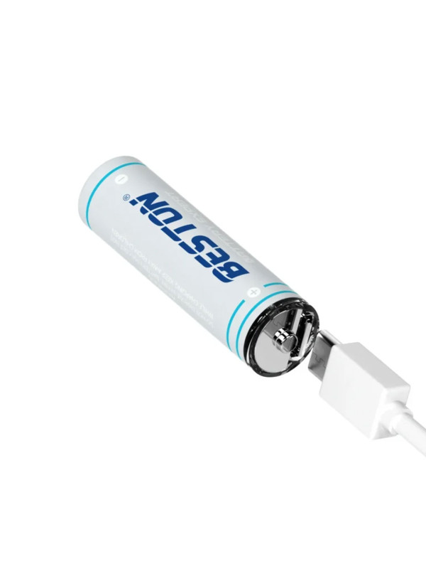 BESTON 1.5V AA LITHIUM RECHARGEABLE BATTERY TYPE-C PORT