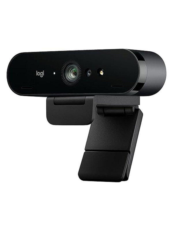 LOGITECH BRIO 4K WEBCAM, ULTRA 4K HD VIDEO CALLING, NOISE-CANCELING MIC, HD AUTO LIGHT CORRECTION, WIDE FIELD OF VIEW