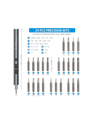 PRECISION ELECTRIC SCREWDRIVER SET - 28PCS