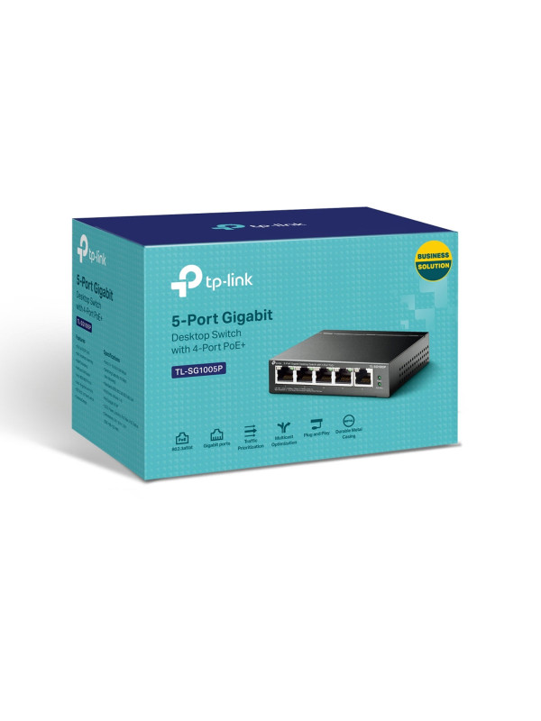 Tp-Link 5 Port PoE+ Switch 10/100/1000