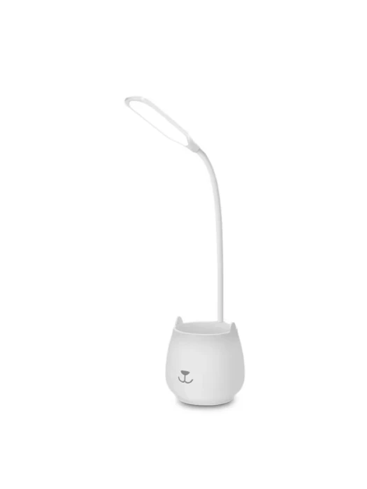 LED Rechargeable Desk Lamp And Penholder 3 Color modes Touch control Micro USB cable included